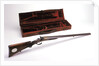German made shotgun owned by the Sultan of  Witu (with case). by W. Foerster