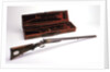 German made shotgun owned by the Sultan of  Witu (with case). by W. Foerster