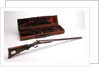 German made shotgun owned by the Sultan of  Witu (with case). by W. Foerster