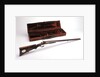 German made shotgun owned by the Sultan of  Witu (with case). by W. Foerster
