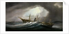Paddle steamer 'Great Western' in a gale by Samuel Walters
