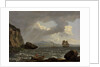 Paddle steamer 'Dumbarton Castle' in the Clyde off Dumbarton Rock by John Wilson