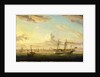 The paddle steamer Superb off Folkstone by William Adolphus Knell