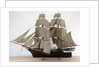 A full hull model of a Merchant sailing brig, circa 1840 by Unknown