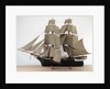A full hull model of a Merchant sailing brig, circa 1840 by Unknown