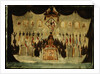 Picture on glass: Lord Nelson Lying in State by J. Hinton