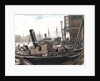 The Thames at the Angel, with the tug 'Samson' in the foreground by Rowland Hilder