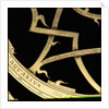 Astrolabe: detail of rete by Erasmus Habermel