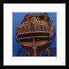 22-gun sloop, stern view, detail by unknown