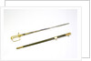 Straight stirrup hilted sword by Dudley