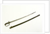 Sword, stirrup hilt by unknown