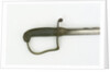 Sword, stirrup hilt by unknown
