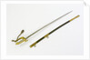 Sword, solid half-basket hilt by unknown
