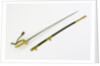 Sword, solid half-basket hilt by unknown