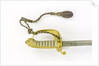 Hilt of sword, (solid half-basket hilt) by unknown