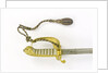 Hilt of sword, (solid half-basket hilt) by unknown