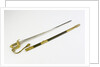 Sword, solid half-basket hilt by unknown