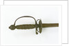 Hilt of small-sword, thought to have belonged to Rear-Admiral Robert Keeler (active 1756-1790) by unknown