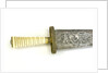 Straight-bladed dirk by unknown