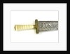 Straight-bladed dirk by unknown