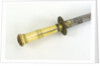 Hilt of dirk, straight blade by unknown