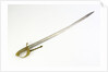 Solid half-basket hilted sword by Unknown