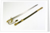 Solid half-basket hilted sword by Unknown