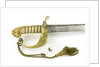 Solid half-basket hilt of sword by unknown