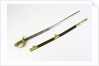 Solid half-basket hilted sword by Prosser