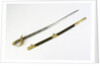Solid half-basket hilted sword by Prosser