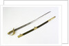Solid half-basket hilted sword by Prosser