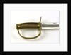 Hilt of French moving bar hilted sword by Manufacture Royale