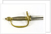 Oval side ring hilted sword by unknown