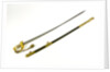 German solid half-basket hilted sword by K.L.H. Berser Collani & Co.