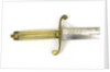Straight bladed dirk by unknown