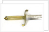 Straight bladed dirk by unknown