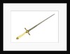 Straight bladed dirk by Banks