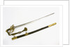 Half-basket hilted Army sword by Hebbert & Hume