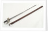 Steel hilted sword by H. H. Taylor