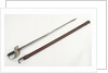Steel hilted sword by H. H. Taylor