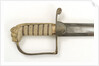 Straight stirrup hilted sword by Prosser