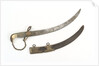 Curved bladed dirk by W. George