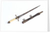 Straight-bladed dirk by unknown
