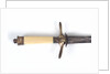 Straight-bladed dirk by unknown