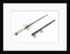 Straight-bladed dirk by unknown