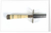 Straight-bladed dirk by unknown