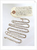 Gold double-link chain by unknown