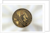 Enamelled metal disc decorated with a depiction of Admiral Edward Vernon by Unknown
