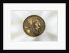 Enamelled metal disc decorated with a depiction of Admiral Edward Vernon by Unknown