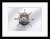 Enamelled metal brooch by unknown